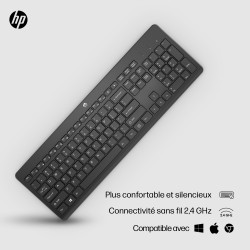 HP 230 Wireless Keyboard clavier Universel RF sans fil AZER | JDB-Info