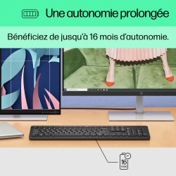 HP 230 Wireless Keyboard clavier Universel RF sans fil AZER | JDB-Info
