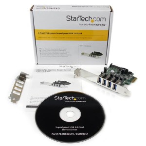 StarTech.com Carte contrôleur PCI Express à 4 ports USB 3.0 | JDB-Info