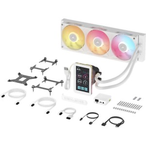 Corsair Watercooling CPU iCUE LINK TITAN II 360 RX LCD Blanc - Radiateur 360 mm