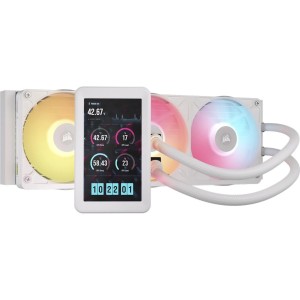 Corsair Watercooling CPU iCUE LINK TITAN II 360 RX LCD Blanc - Radiateur 360 mm