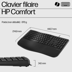 HP Clavier filaire 480 Comfort | JDB-Info