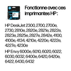 HP Cartouche d’encre noire 305 authentique | JDB-Info