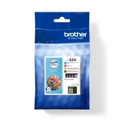 Brother LC424VAL - Pack de 4 cartouches d'encre transparent | JDB-Info