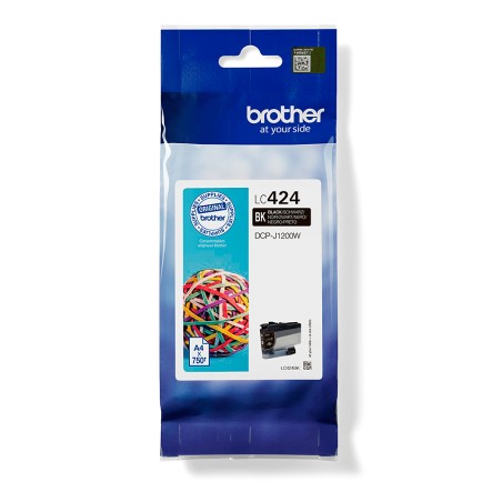 Brother LC424BK - Cartouche d'encre transparente - Noir | JDB-Info
