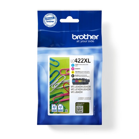 Brother LC422XLVAL - Pack de cartouches d'encre originales | JDB-Info
