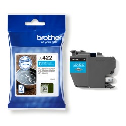 Brother LC422C Cartouche d'encre originale - Cyan | JDB-Info