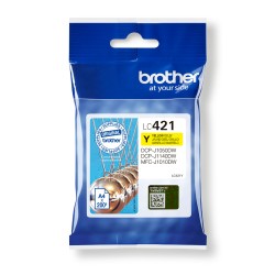 Brother LC421Y - Cartouche d'encre originale - jaune | JDB-Info