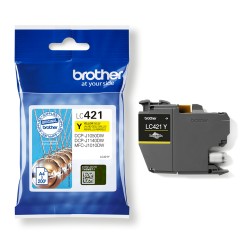 Brother LC421Y - Cartouche d'encre originale - jaune | JDB-Info