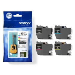 Brother LC421XLVAL - Pack de 4 cartouches d'encre originale | JDB-Info