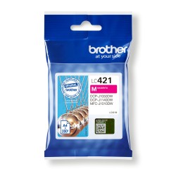 Brother LC421M - Cartouche d'encre originale - Magenta | JDB-Info