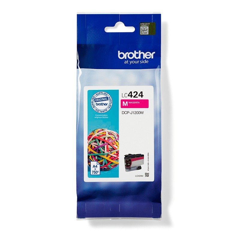 Brother LC424M - Cartouche d'encre transparente - magenta | JDB-Info