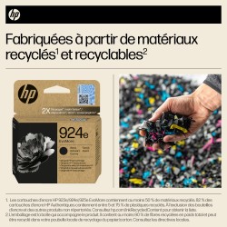 HP 924e Cartouche d’encre authentique Noir EvoMore | JDB-Info