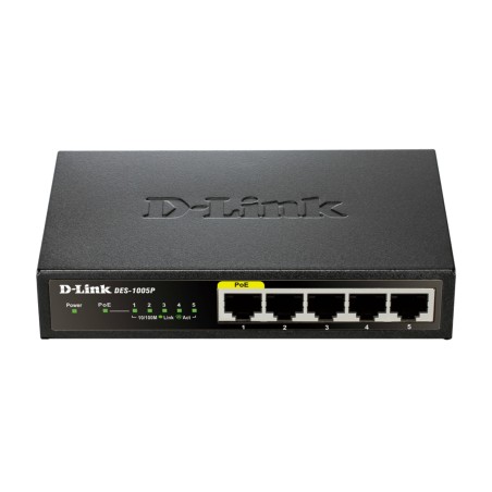D-Link DES-1005P Non-géré L2 Fast Ethernet (10/100) Connexi | JDB-Info