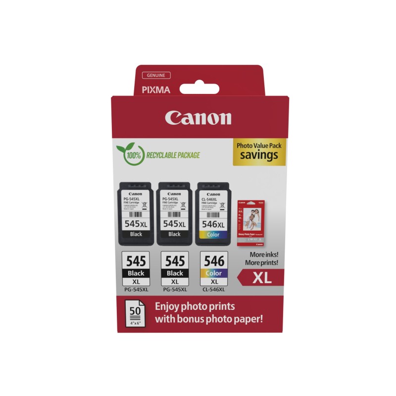 Canon 8286B015 cartouche d'encre 3 pièce(s) Original Rendem | JDB-Info