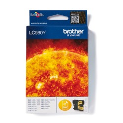 Brother LC980Y - Cartouche d'encre originale – Jaune | JDB-Info