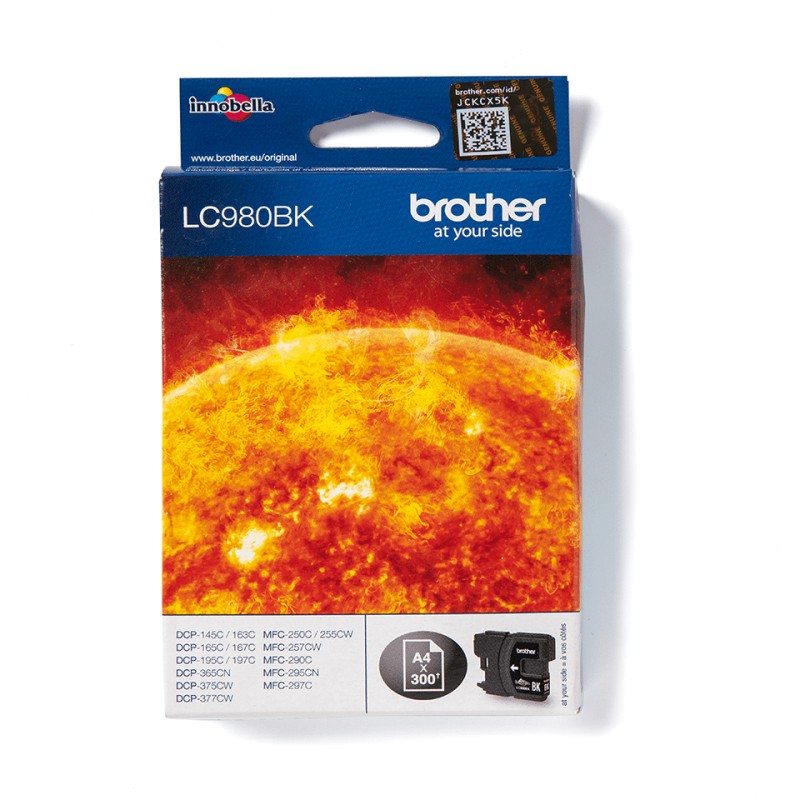 Brother LC980BK - Cartouche d'encre originale – Noir | JDB-Info