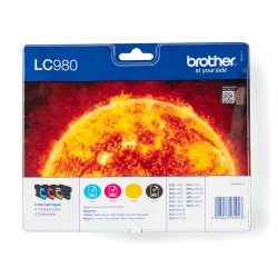 Brother LC980VALBP - Pack de cartouches d'encre originales | JDB-Info