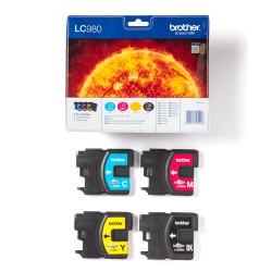 Brother LC980VALBP - Pack de cartouches d'encre originales | JDB-Info