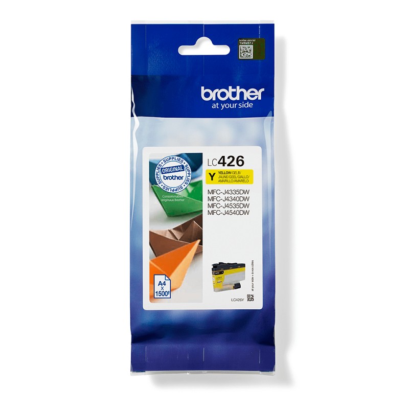 Brother LC426Y - Cartouche d'encre transparente - jaune | JDB-Info