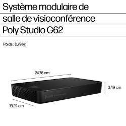 HP Poly Système de visioconférence Poly Studio G62 | JDB-Info