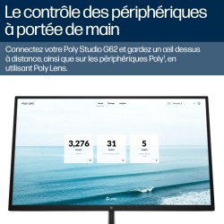 HP Poly Système de visioconférence Poly Studio G62 | JDB-Info