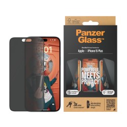 PanzerGlass ® Privacy Screen Protector iPhone 15 Plus | Ult | JDB-Info