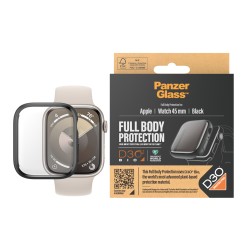 PanzerGlass ® Full Body Black w. D3O® Apple Watch Series 9 | JDB-Info