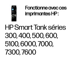 HP Bouteille d'encre noire authentique 32XL (135 ml) | JDB-Info