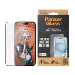 PanzerGlass ® Screen Protector iPhone 15 Plus | Ultra-Wide | JDB-Info