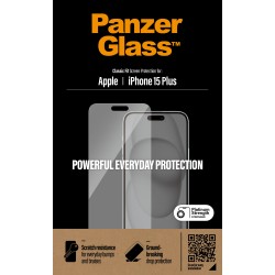 PanzerGlass ® Screen Protector iPhone 15 Plus | Classic Fit | JDB-Info