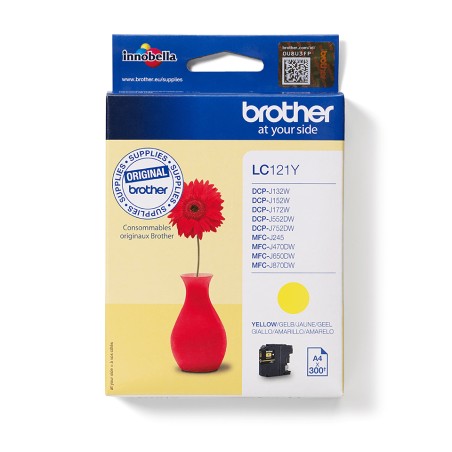 Brother LC-121Y cartouche d'encre 1 pièce(s) Original Jaune | JDB-Info