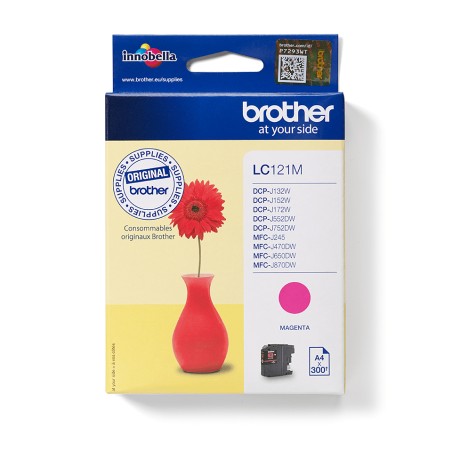 Brother LC121M - Cartouche d'encre originale – Magenta | JDB-Info