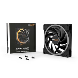 be quiet! Light Wings 140 mm PWM | Ventilateur PC ARGB high | JDB-Info