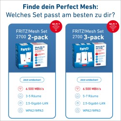 Mesh Set Mesh Wi-Fi Set 2700 3-pack Edition International | JDB-Info