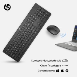 HP 230 Wireless Mouse and Keyboard Combo clavier Souris inc | JDB-Info
