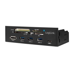 LogiLink UA0341 lecteur de carte mémoire SATA Interne Noir | JDB-Info