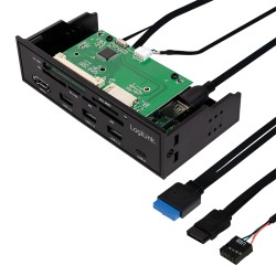 LogiLink UA0341 lecteur de carte mémoire SATA Interne Noir | JDB-Info