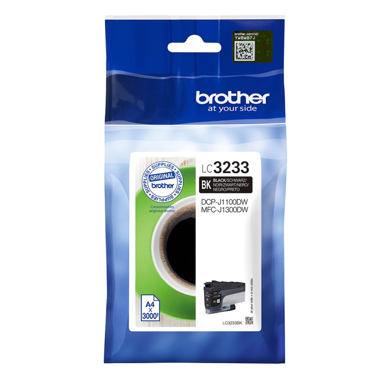 Brother LC3233BK - Cartouche d'encre originale – Noir | JDB-Info
