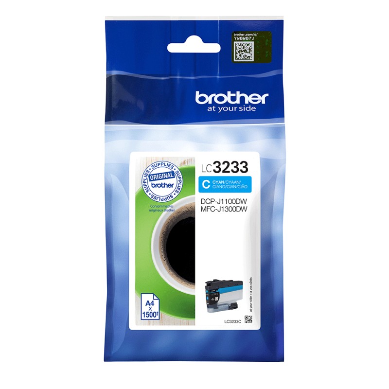 Brother LC3233C - Cartouche d'encre originale – Cyan | JDB-Info
