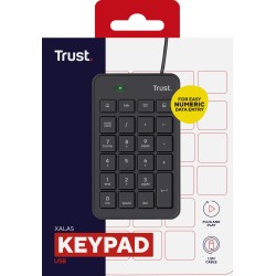 Trust 22221 clavier numérique PC portable/de bureau USB Noi | JDB-Info