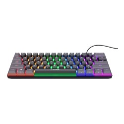 Trust GXT 867 Acira clavier Gaming USB AZERTY Belge Noir, G | JDB-Info