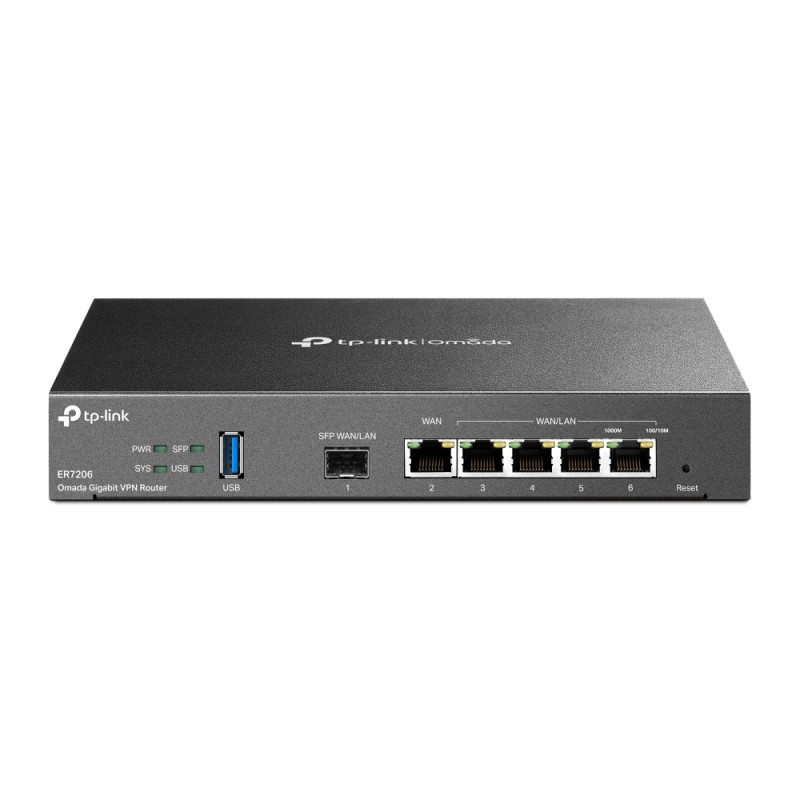 TP-Link Omada ER7206 Routeur connecté Gigabit Ethernet Noir | JDB-Info