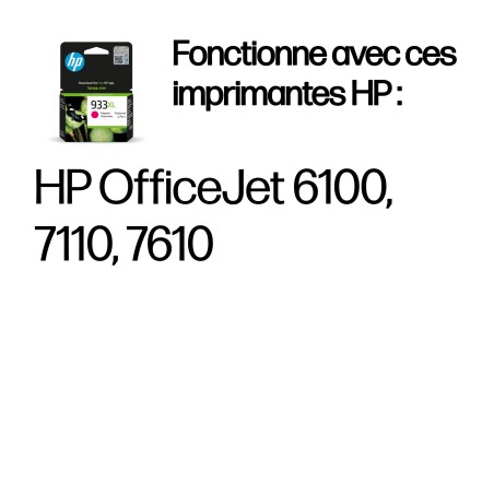 HP 933XL cartouche d'encre magenta grande capacité authenti | JDB-Info