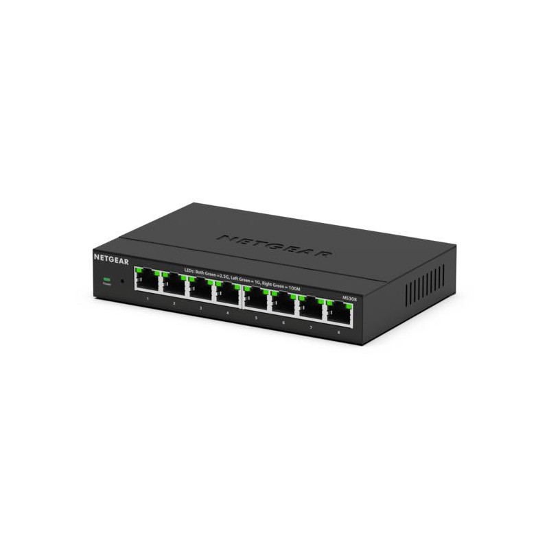 NETGEAR MS308E Non-géré 2.5G Ethernet (100/1000/2500) Noir | JDB-Info