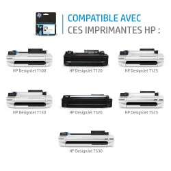 HP 711 cartouche d'encre DesignJet cyan, 29 ml | JDB-Info
