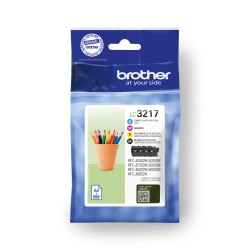Brother Pack de cartouches d'encre LC3217VAL originales | JDB-Info