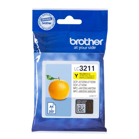 Brother LC3211Y - Cartouche d'encre originale - Jaune | JDB-Info