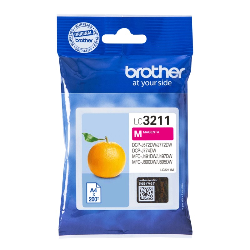 Brother LC3211M - Cartouche d'encre originale - Magenta | JDB-Info