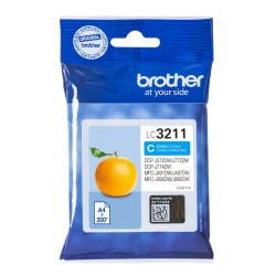 Brother LC3211C - Cartouche d'encre originale - Cyan | JDB-Info